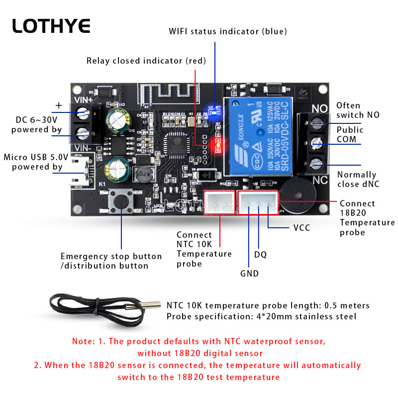 Wifi Thermostat - Remote WIFI Thermostat High Precision Temperature