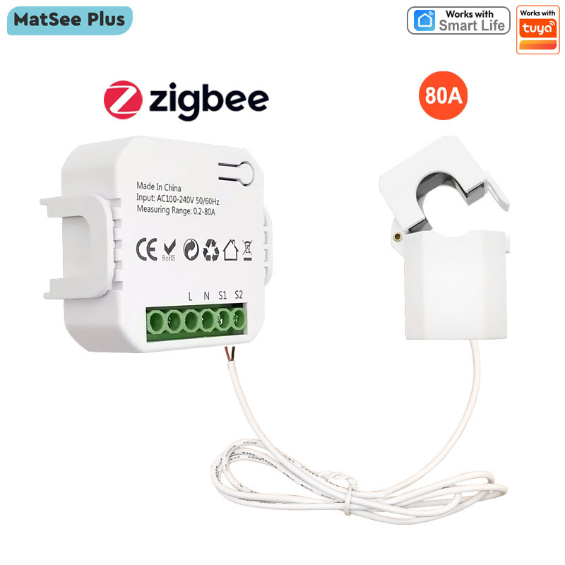 Smart Energy Monitor - Smart Life ZigBee Clamp Power Digital