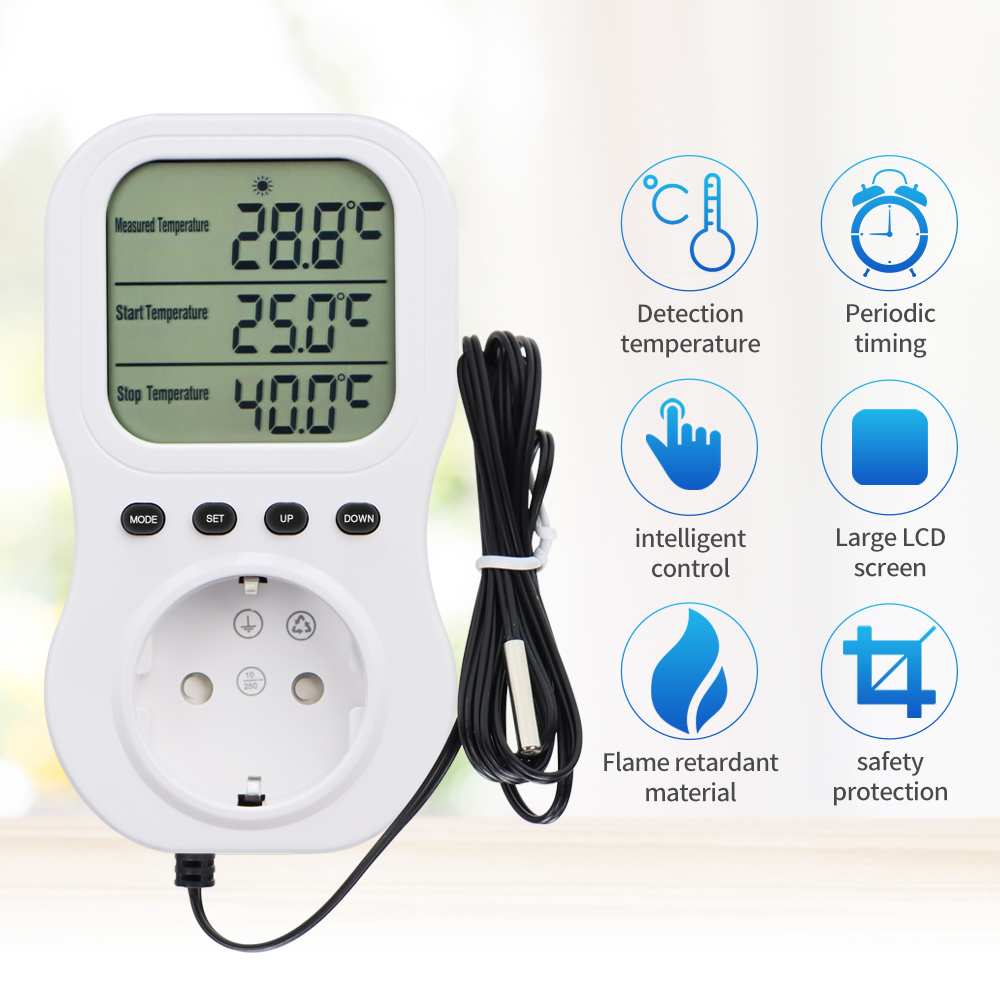 Smart Thermostat LCD Digital T - Wifi Thermostat ulasan dan harga