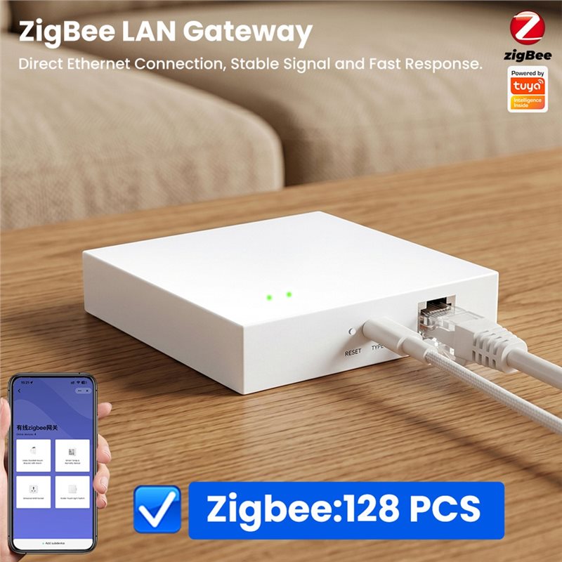 Delicate texture-Tuya Zigbee S - Smart Home Hub Device ulasan dan harga