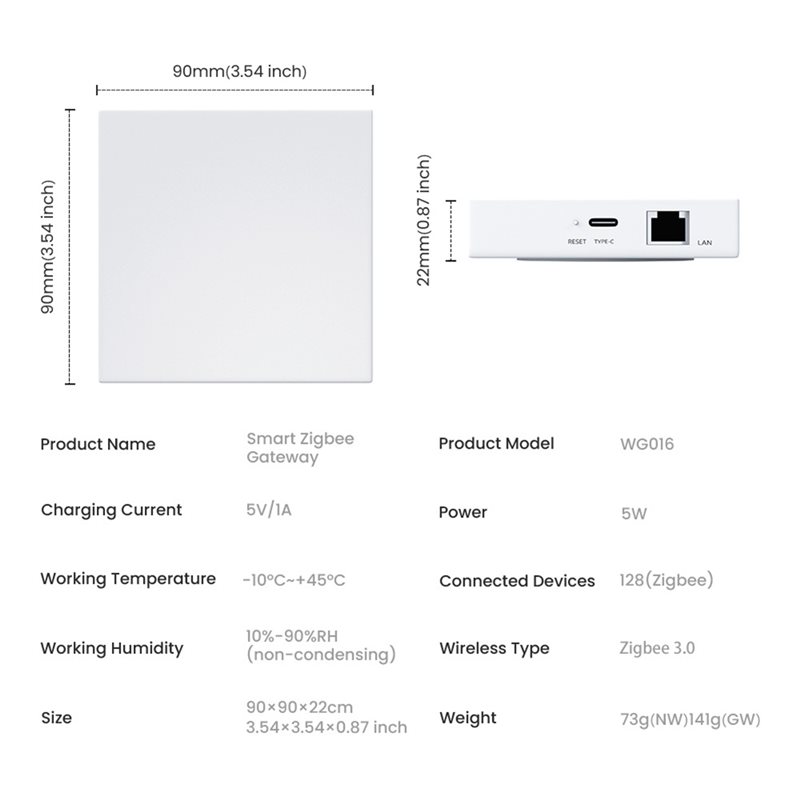 Delicate texture-Tuya Zigbee S - Smart Home Hub Device ulasan dan harga
