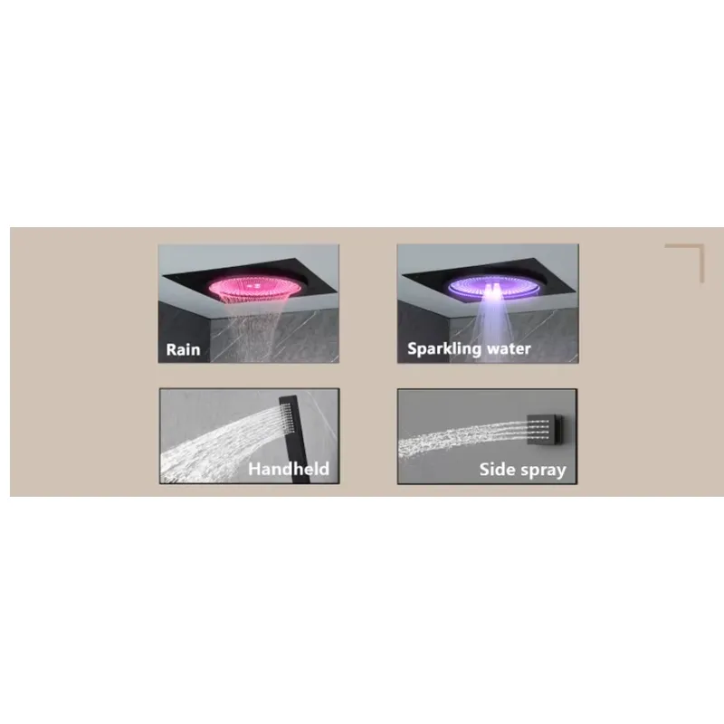 Smart LED Shower Set Bathroom  - Smart Home Hotel ulasan dan harga