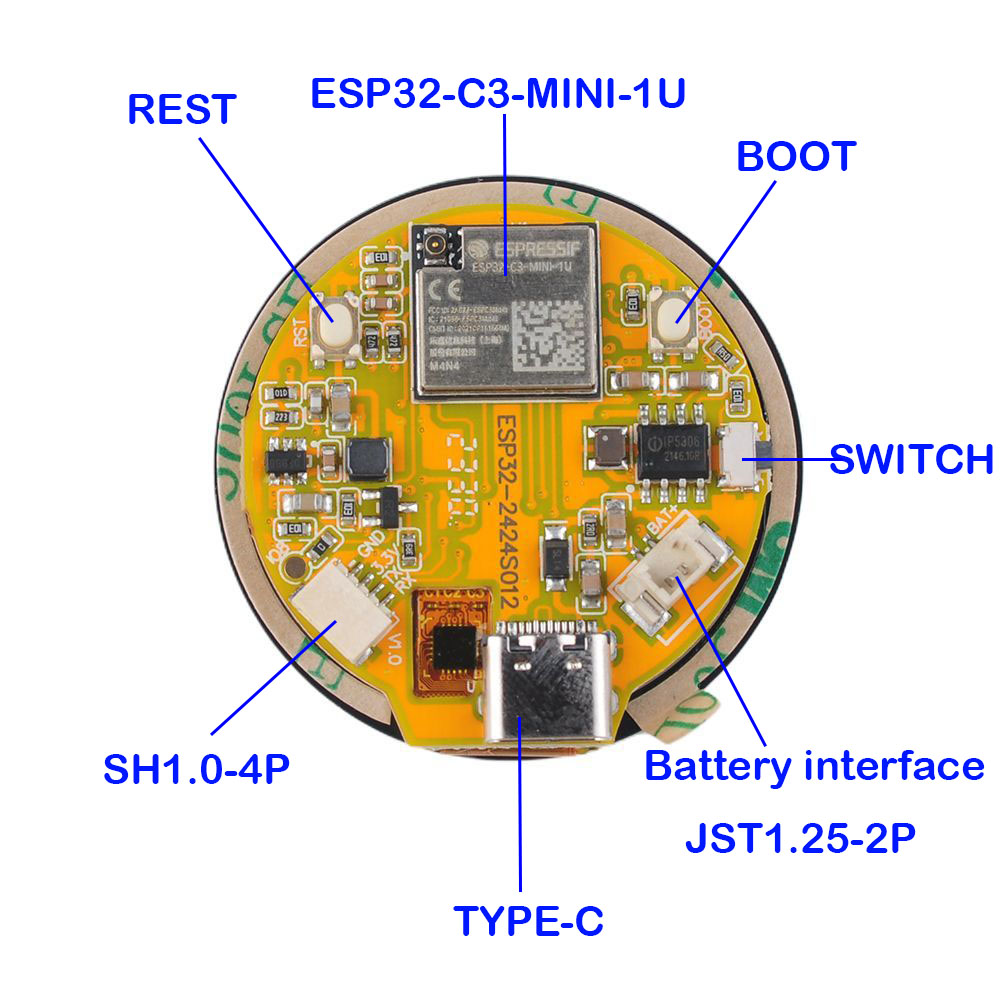 ESP32 Display 1.28 inch ESP32- - Smart Home Dashboard ulasan dan harga