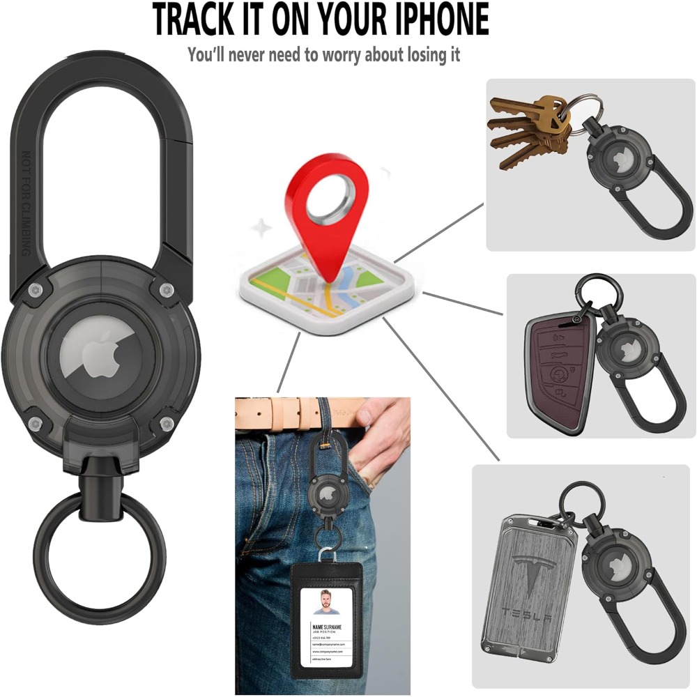 For AirTag Holder Keychain,All - Smart Home Dashboard ulasan dan harga