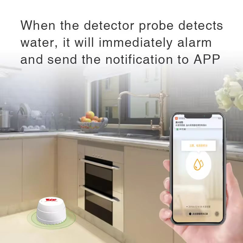 Tuya WiFi Water Leak Detector  - Wifi Water Leak Detector ulasan dan harga