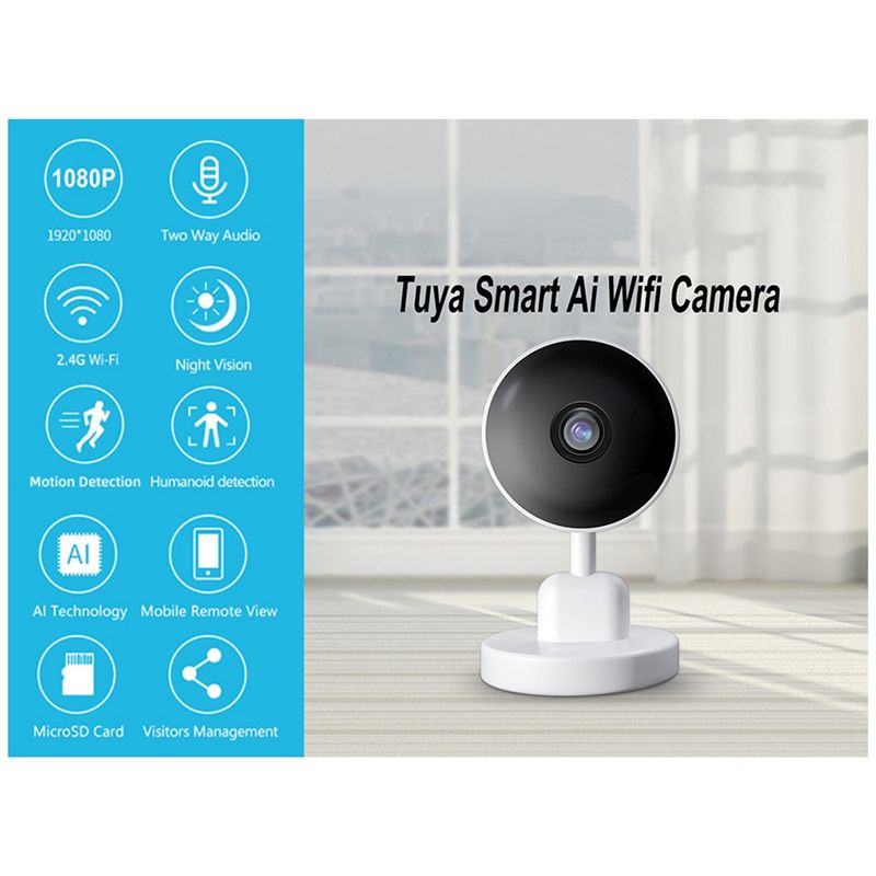 Essential Indoor Wifi Tuya Cam - Security Ip Camera ulasan dan harga