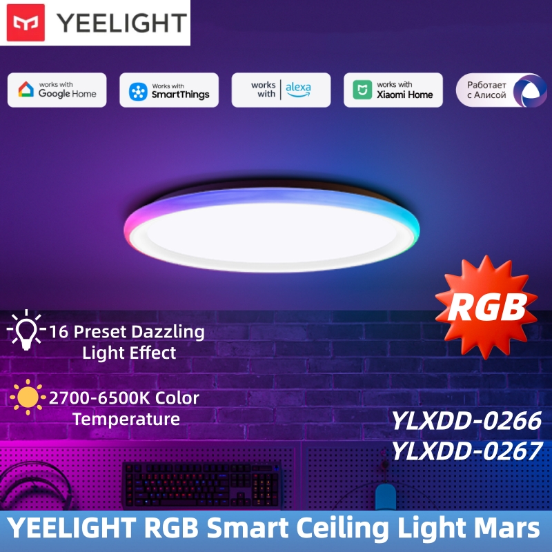 YEELIGHT RGB Smart Ceiling Lig - Smart Home Yeelight ulasan dan harga