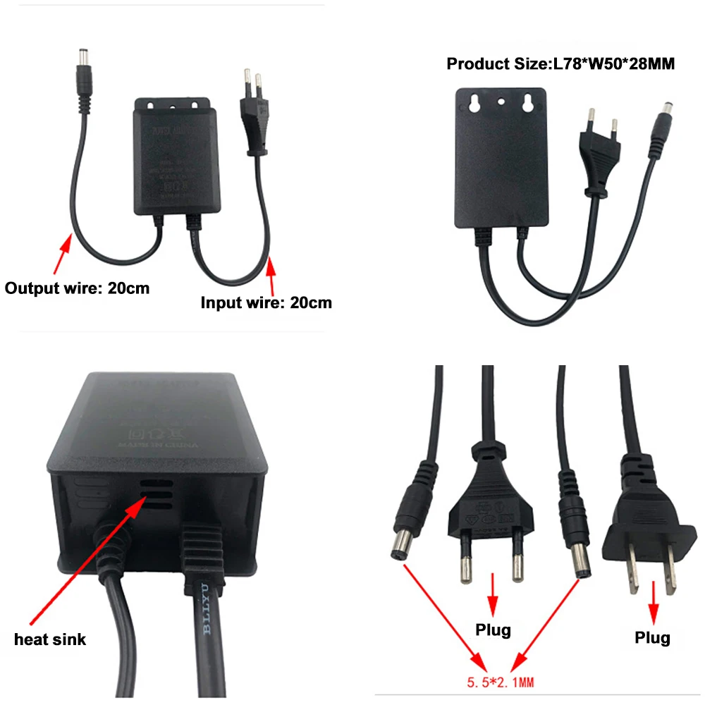 Outdoor AC 100-240V Input DC 1 - Security Ip Camera ulasan dan harga