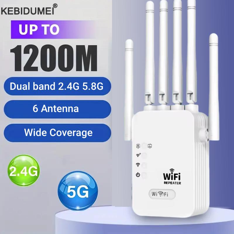 1200Mbps Wireless WiFi Repeate - Smart Home Router ulasan dan harga