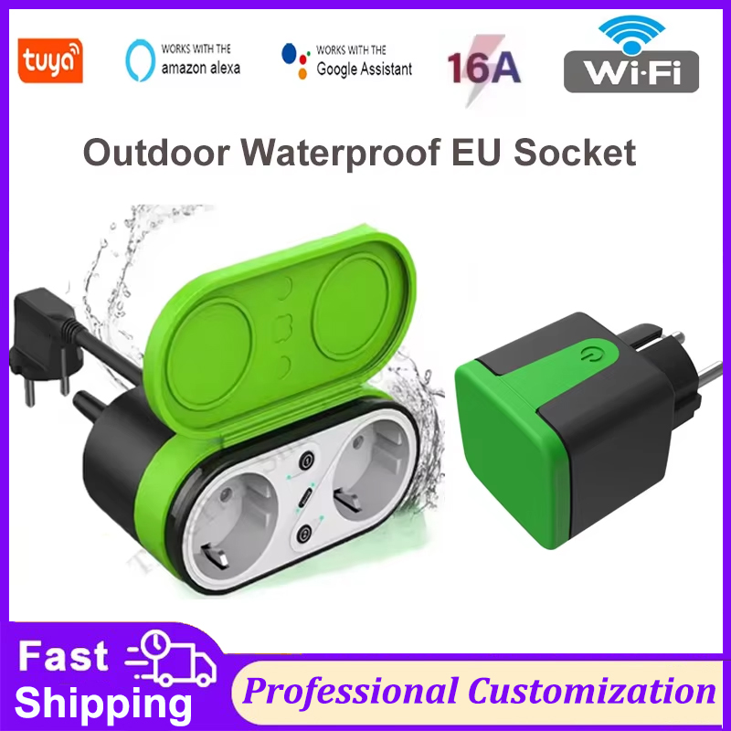 Tuya EU 16A Wifi Smart Outdoor - Smart Light Switch ulasan dan harga