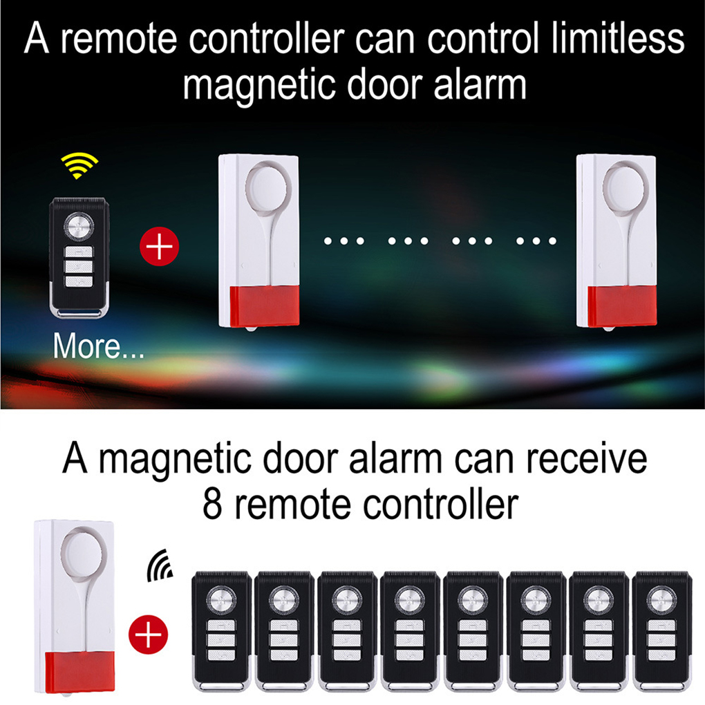 Anti-Theft Alarm 110db Loud Do - Door Window Sensor ulasan dan harga