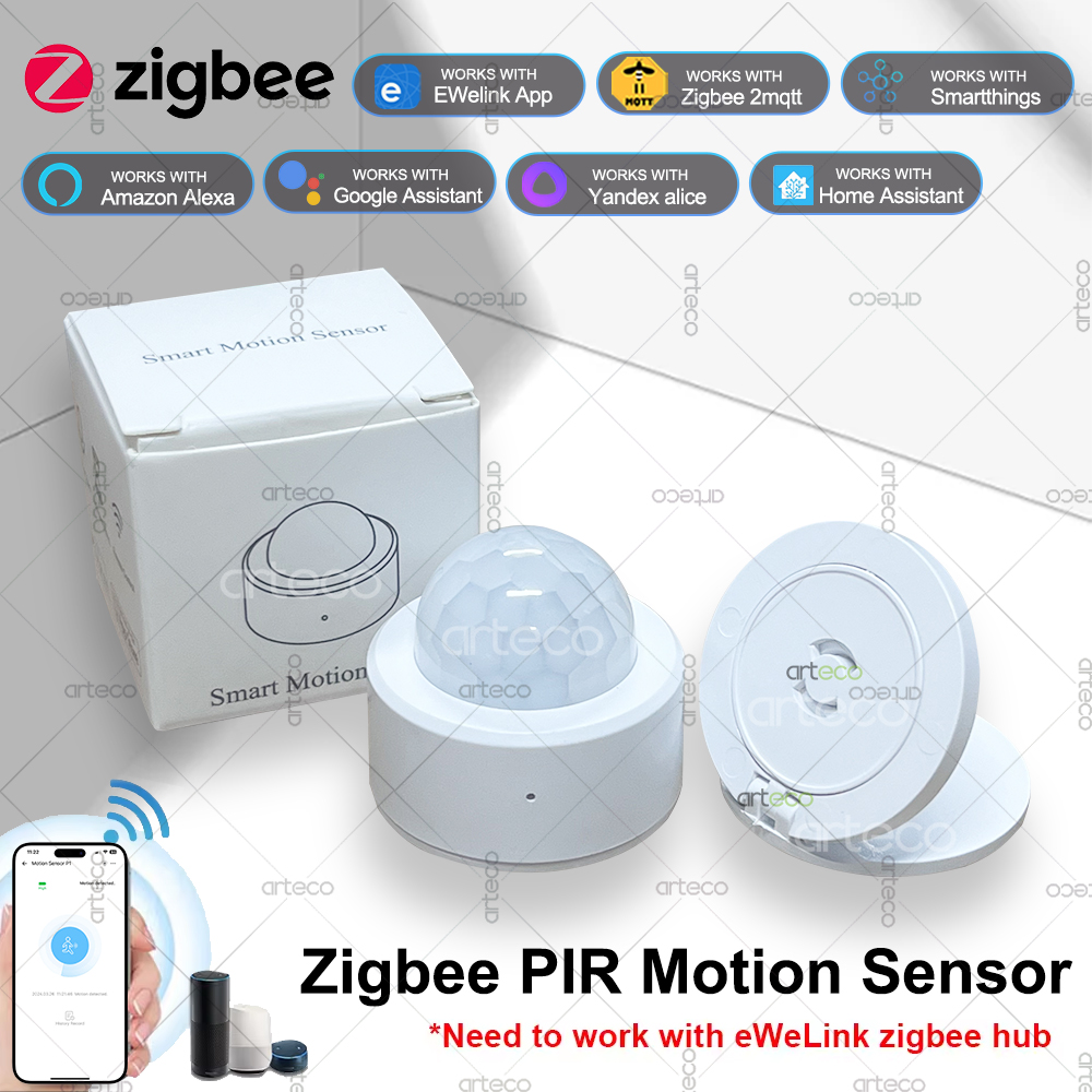 Ewelink Zigbee PIR Motion Sens - Smart Home Security ulasan dan harga