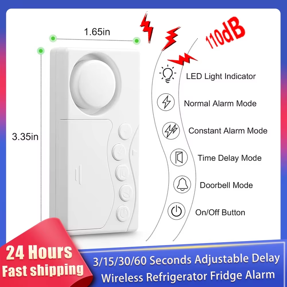 New Freezer Door Alarm with De - Door Window Sensor ulasan dan harga