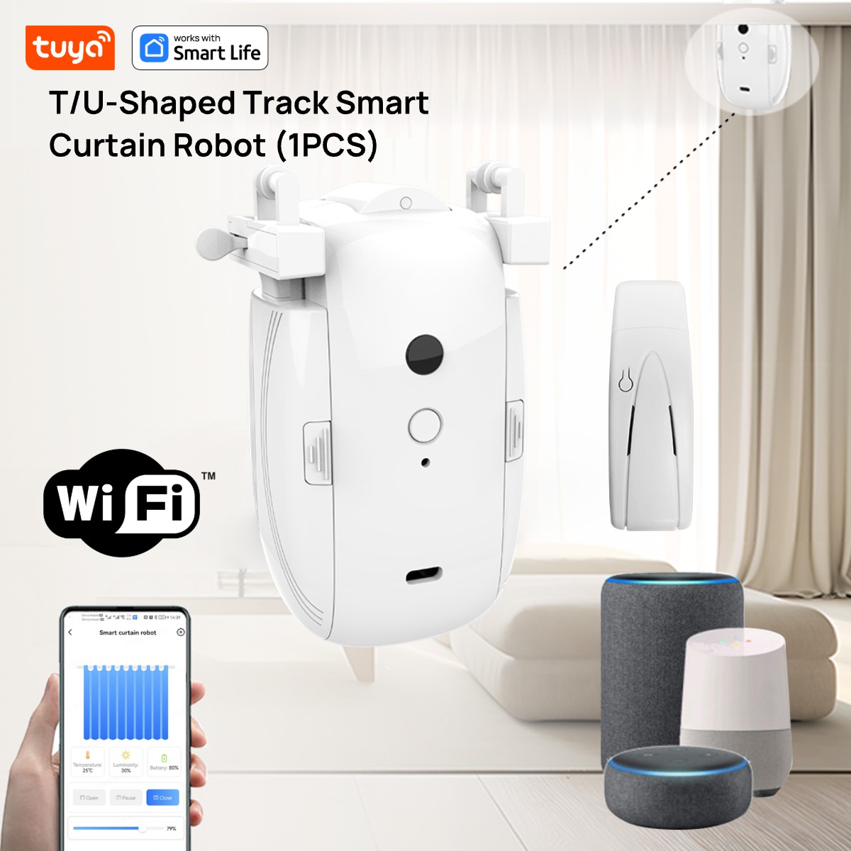 Tuya Smart WiFi Curtain Robot  - Smart Home Wifi Hub ulasan dan harga
