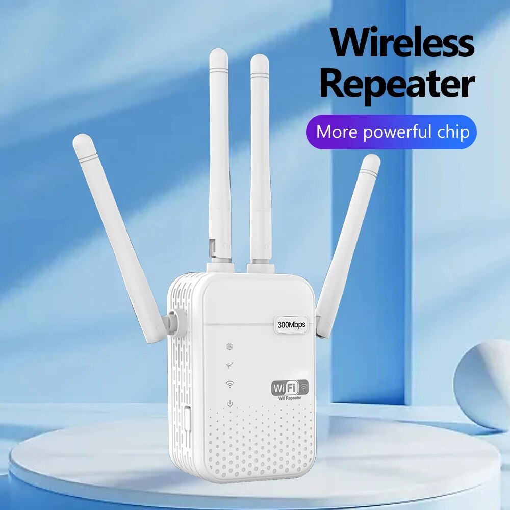 300Mbps Wireless WiFi Repeater - Smart Home Router ulasan dan harga