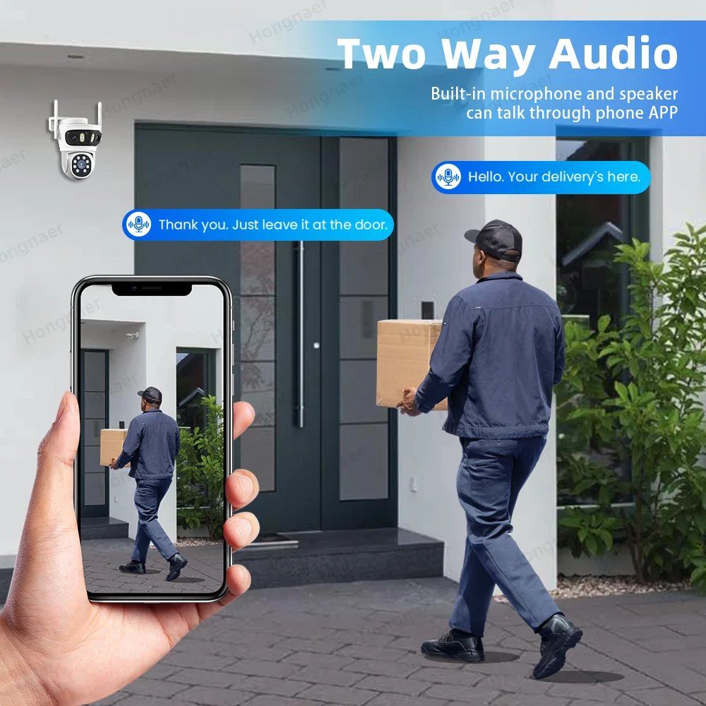 2026 Hongnaer 6MP 4CH 3 Lens 2 - Security Ip Camera ulasan dan harga