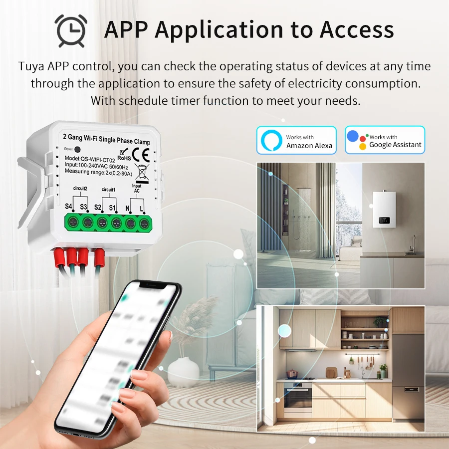 Tuya Smart WiFi Solar Power En - Smart Energy Monitor ulasan dan harga