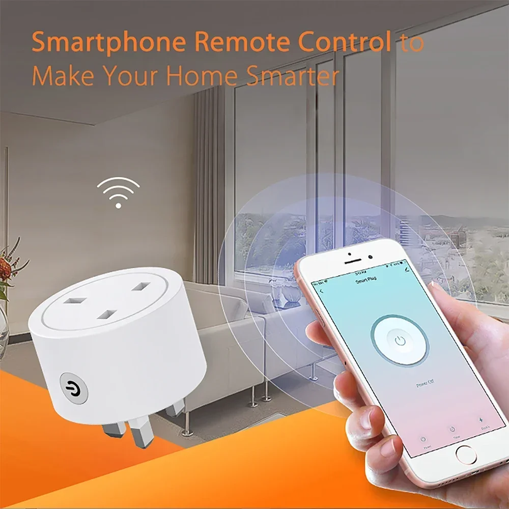 Zigbee Smart Plug 16A UK Socke - Smart Energy Monitor ulasan dan harga