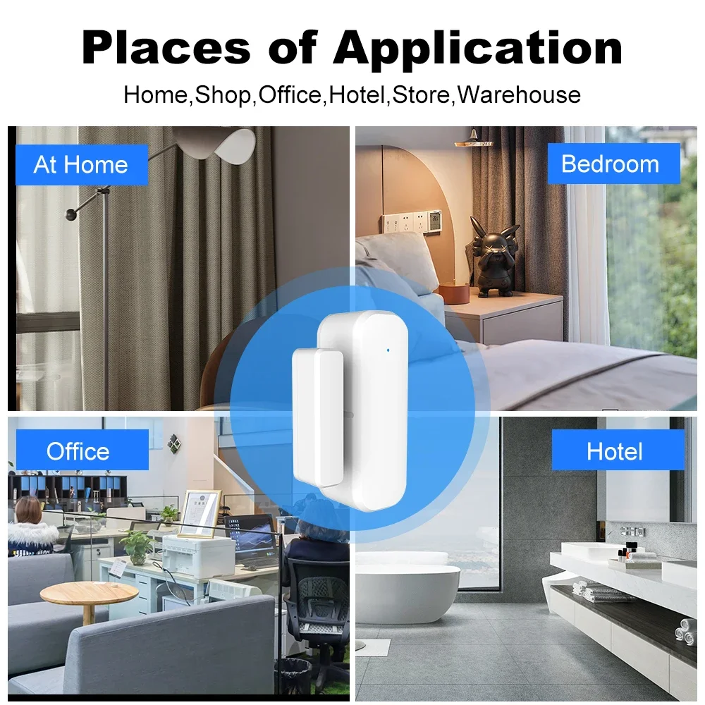 ZigBee Wireless Door Window Se - Door Window Sensor ulasan dan harga