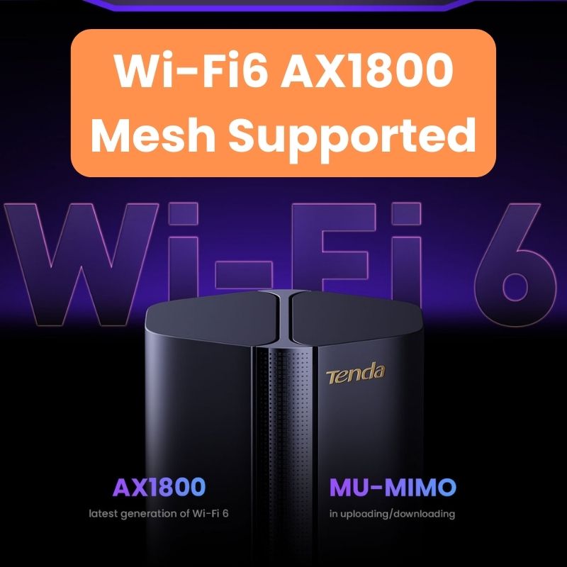 Tenda 5G SIM Wi-Fi6 Router AX1 - Smart Home Router ulasan dan harga