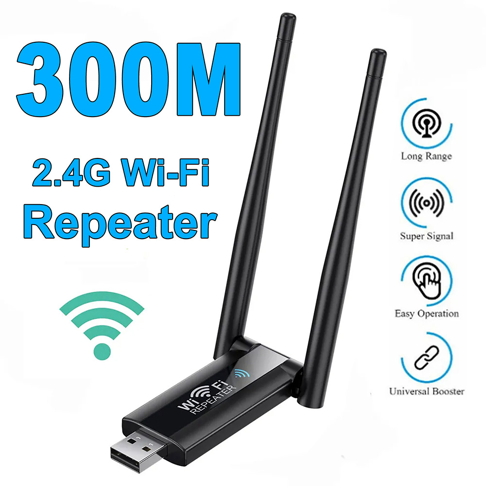 300Mbps Wireless WiFi Repeater - Smart Home Router ulasan dan harga