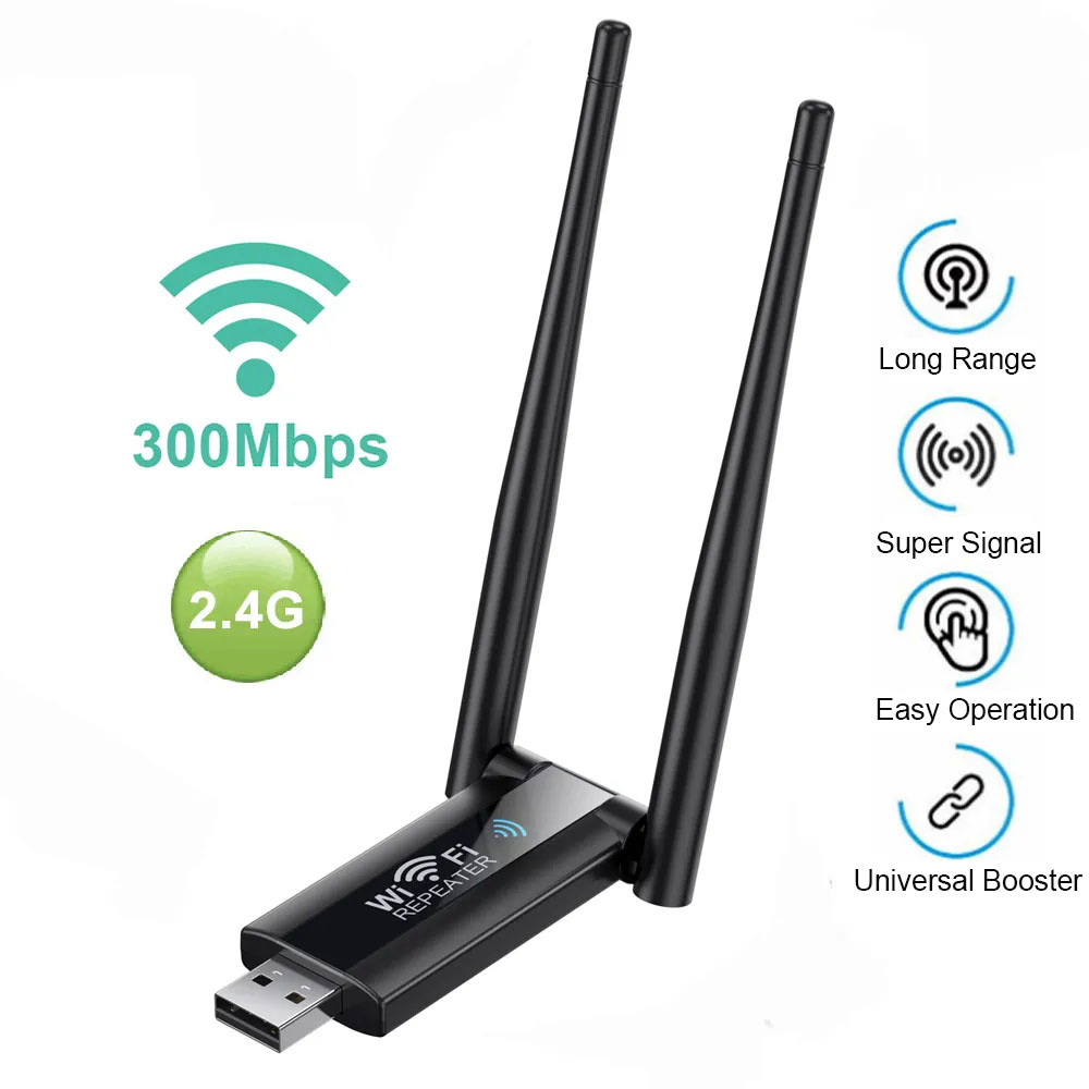 300Mbps Wireless WiFi Repeater - Smart Home Router ulasan dan harga