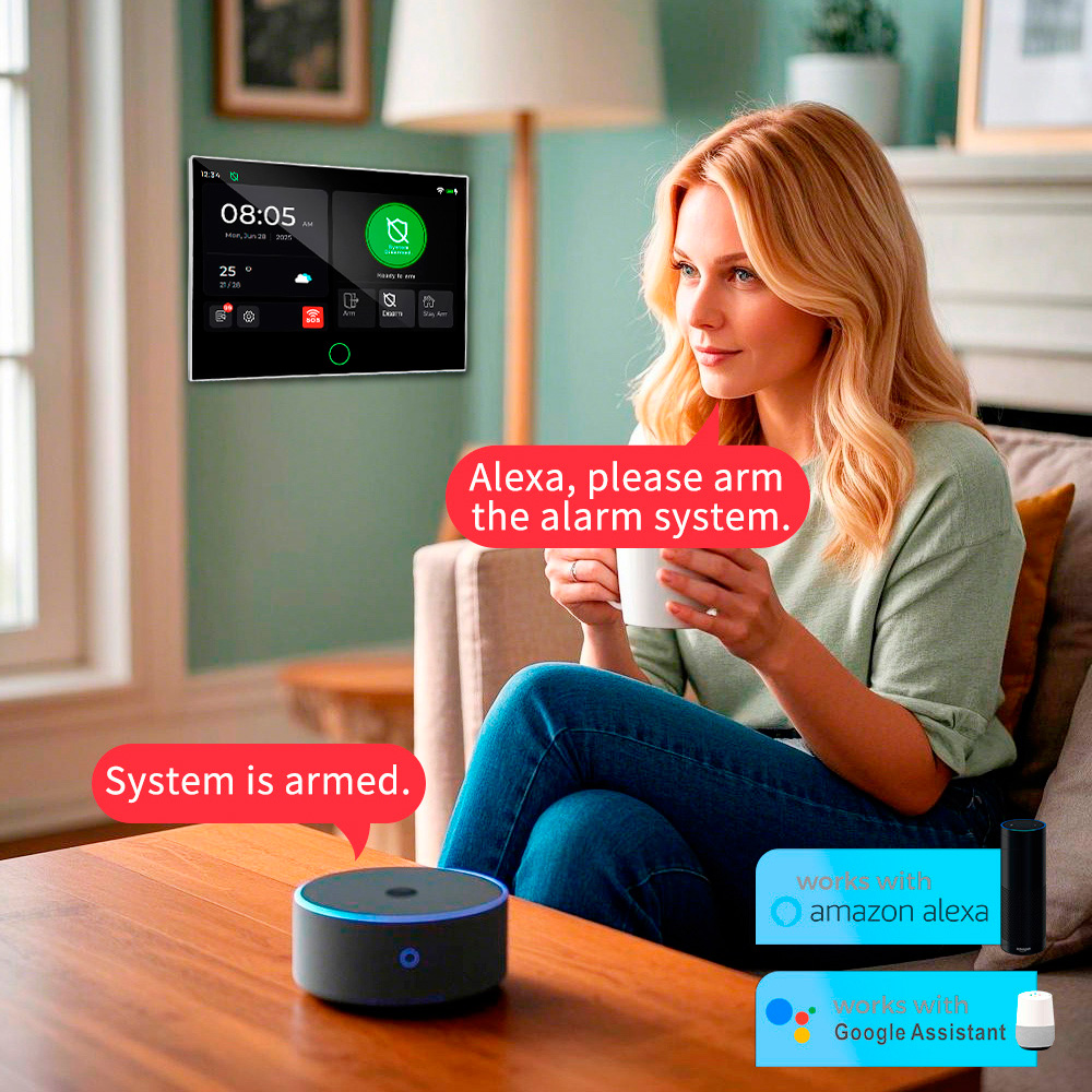 KERUI NEW 4G+WiFi Wireless Hom - Smart Home Dashboard ulasan dan harga