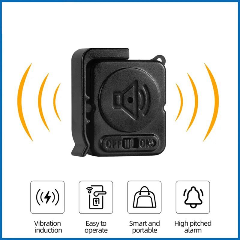FULL-Vibration Alarm Sensors 1 - Door Window Sensor ulasan dan harga