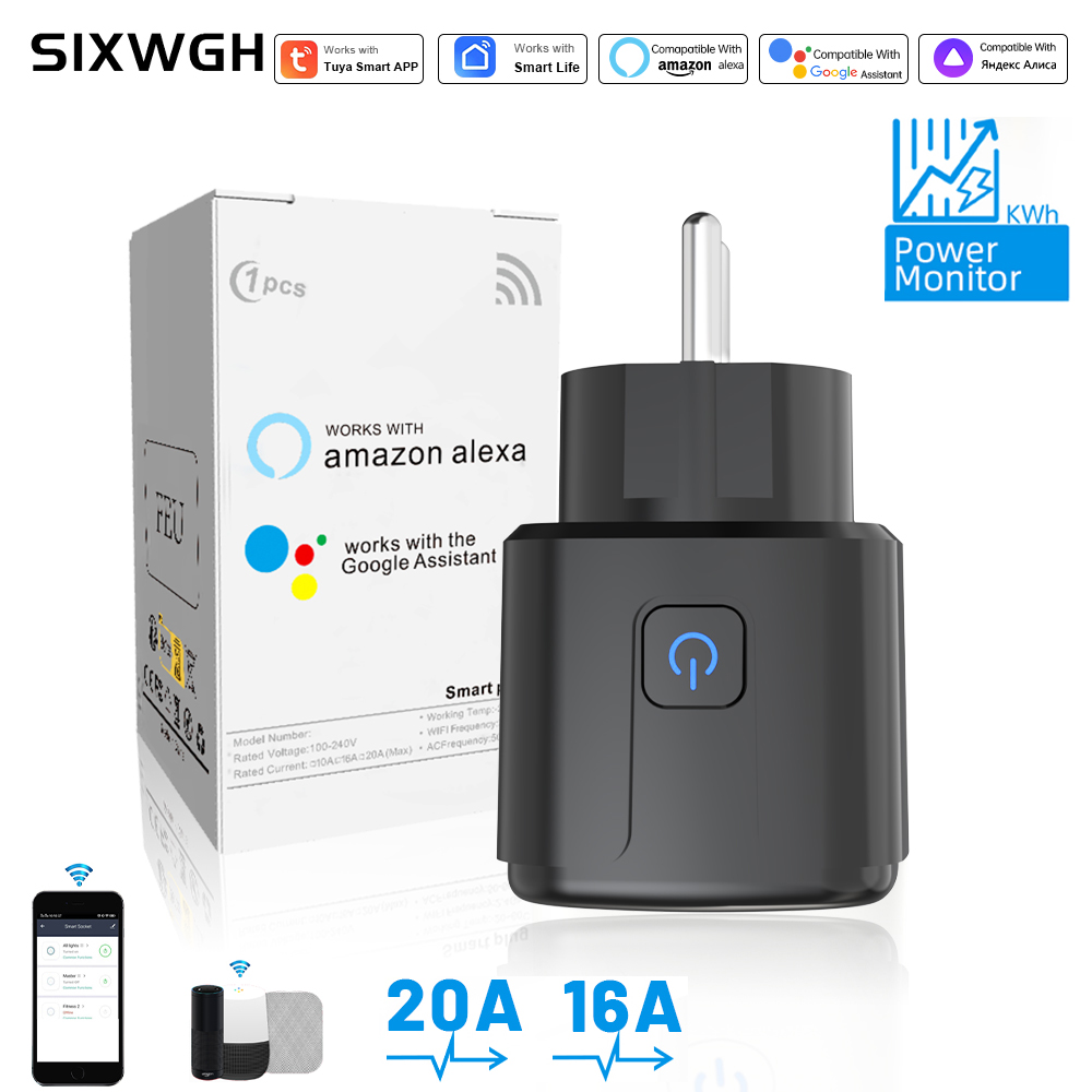 Tuya Smart Socket WiFi Remote  - Smart Energy Monitor ulasan dan harga
