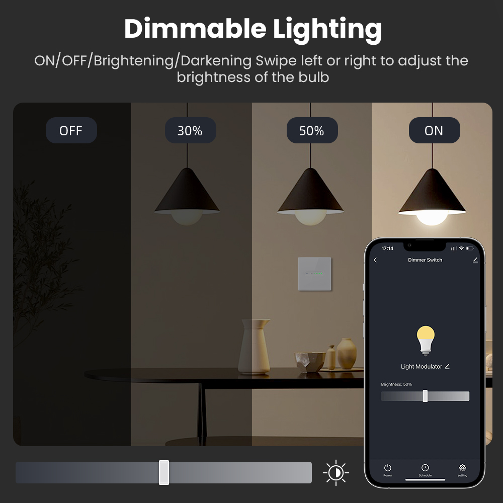 AVATTO WiFi 1/2 Gang Smart Dim - Smart Light Switch ulasan dan harga