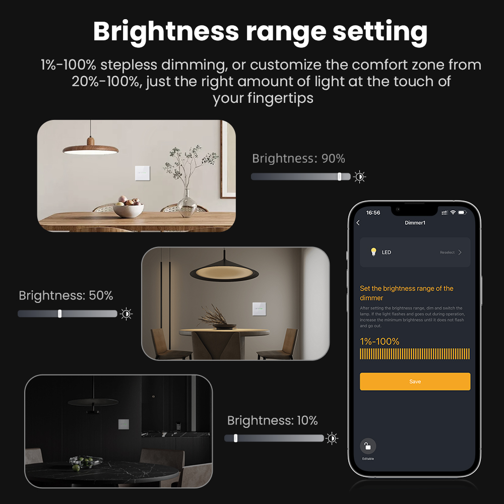 AVATTO WiFi 1/2 Gang Smart Dim - Smart Light Switch ulasan dan harga