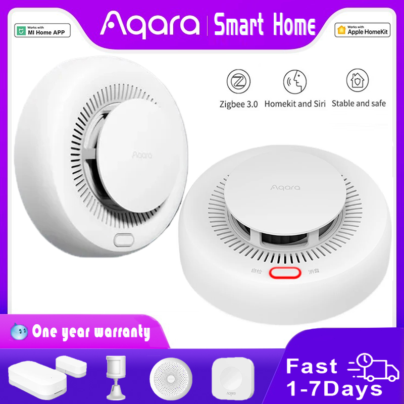 New Aqara Smoke Detector Zigbe - Smart Home Yeelight ulasan dan harga