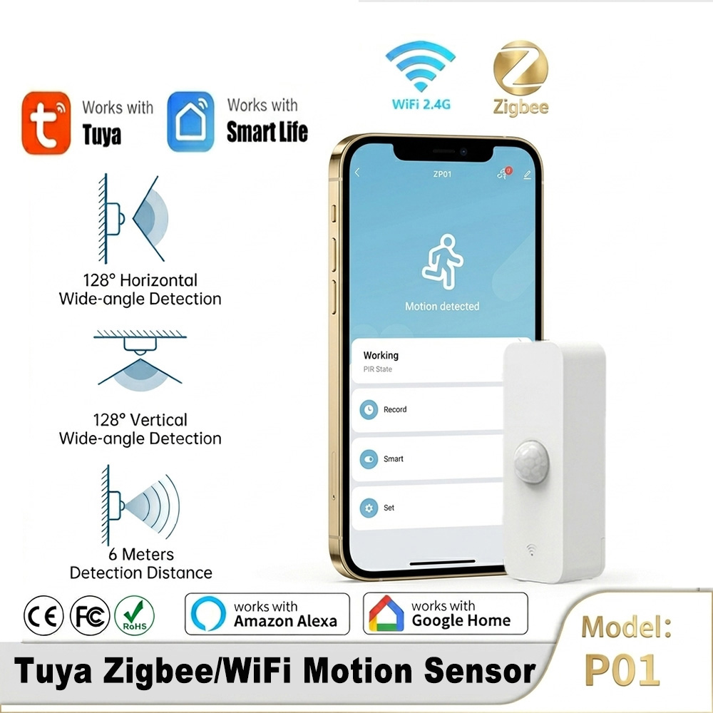 Smart PIR Motion Sensor WiFi Z - Smart Home Security ulasan dan harga