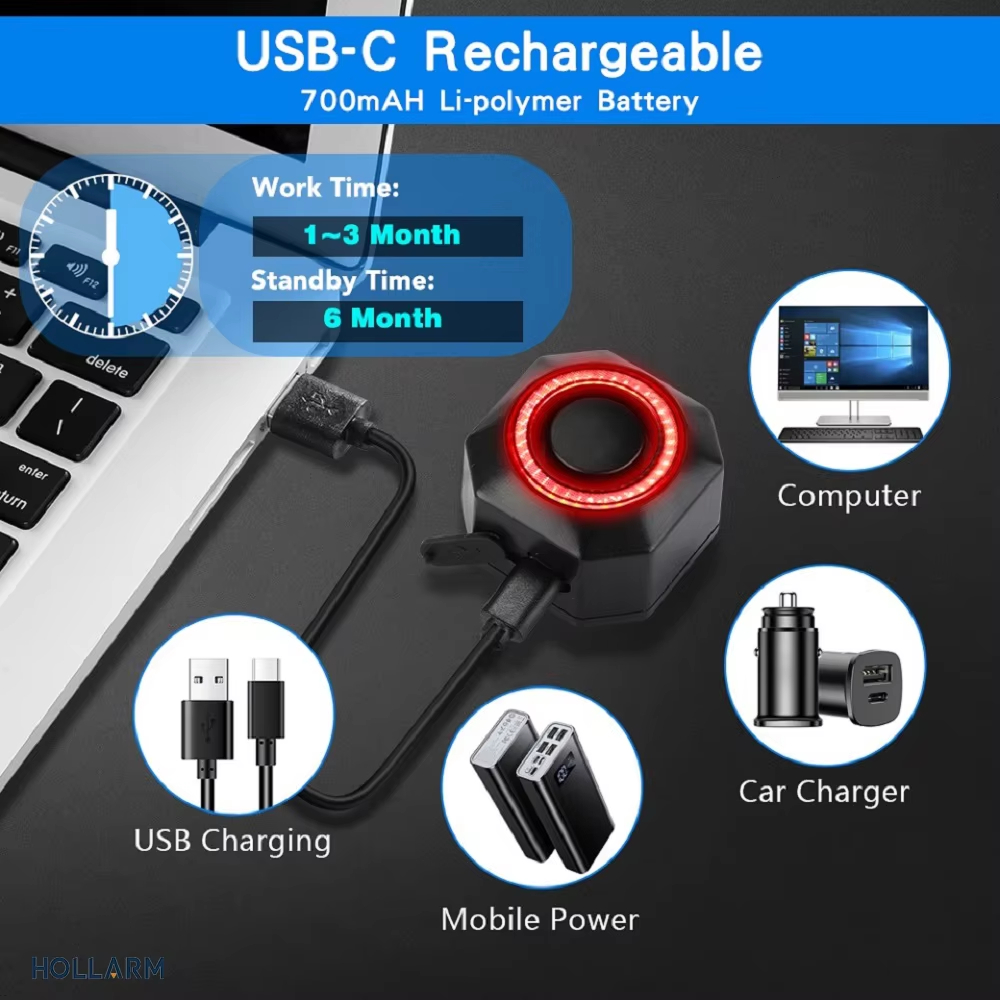 Hollarm Smart Bike Taillight A - Smart Home Dashboard ulasan dan harga