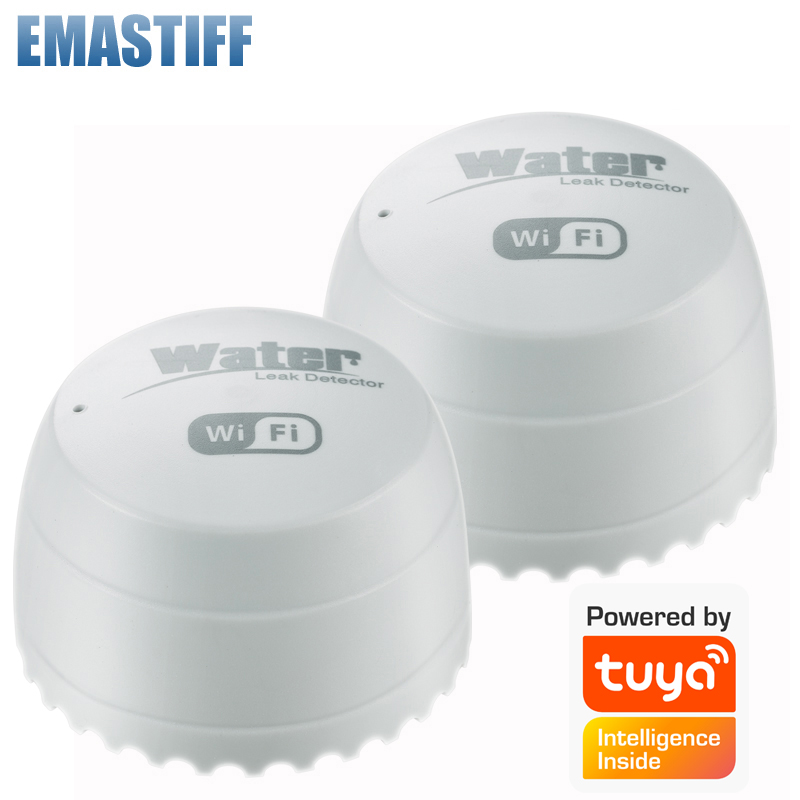 WiFi Water Leak Detector Flood - Wifi Water Leak Detector ulasan dan harga