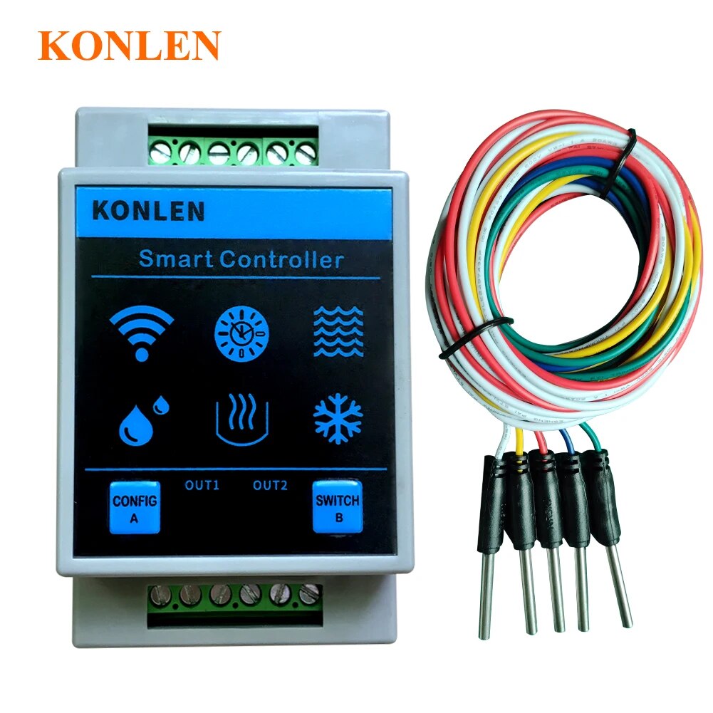 KONLEN Tuya Water Level Sensor - Wifi Water Leak Detector ulasan dan harga