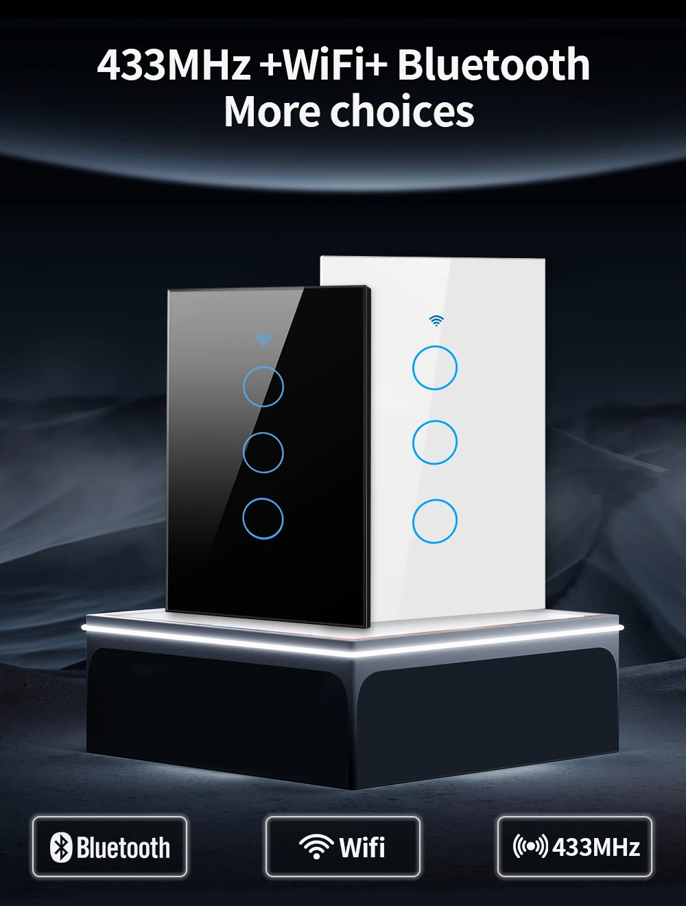 TNCE Tuya WiFi/Zigbee Smart Li - Smart Light Switch ulasan dan harga