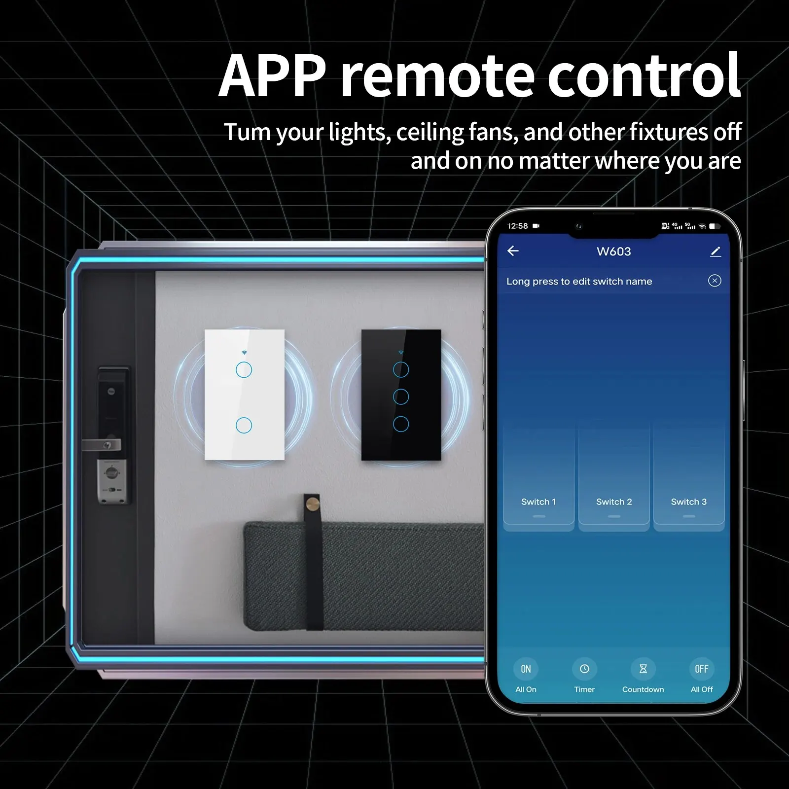 TNCE Tuya WiFi/Zigbee Smart Li - Smart Light Switch ulasan dan harga
