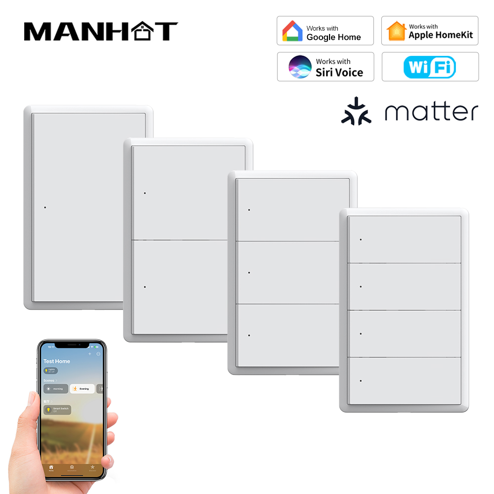 MANHOT Homekit WiFi Smart Swit - Smart Light Switch ulasan dan harga