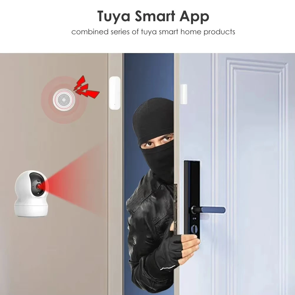 Tuya Zigbee/WiFi Magnetic Door - Door Window Sensor ulasan dan harga