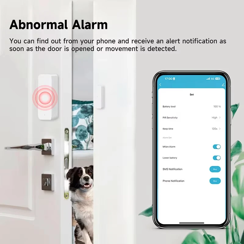 Tuya Zigbee/WiFi Magnetic Door - Door Window Sensor ulasan dan harga