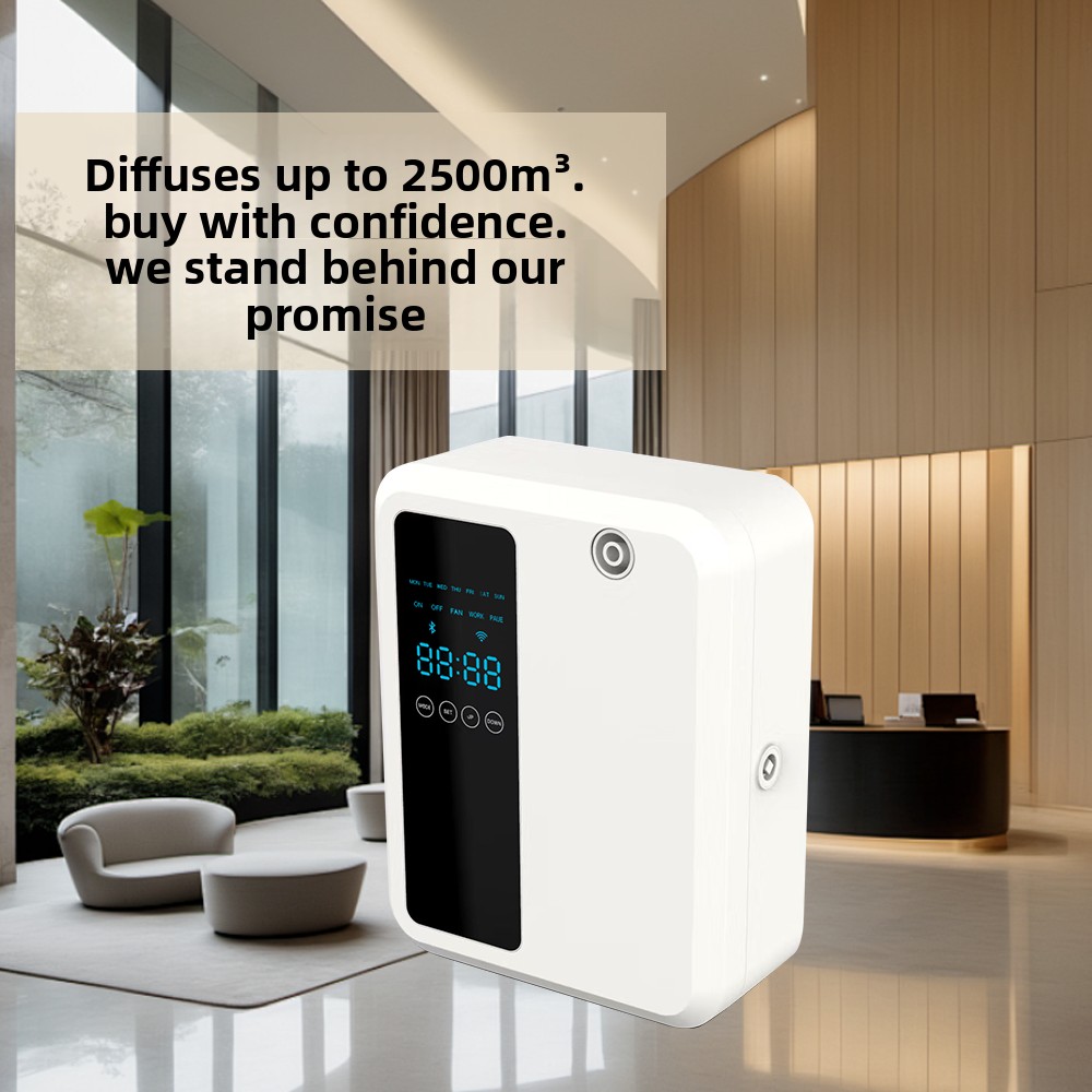 500ml Smart Aroma Diffuser wit - Smart Home Hotel ulasan dan harga