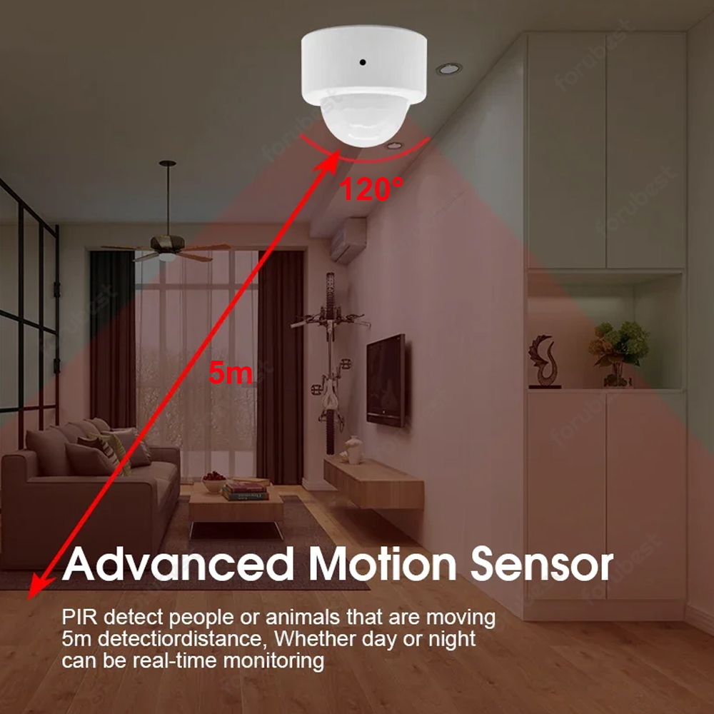 Zigbee 3.0 Human Motion Sensor - Smart Home Security ulasan dan harga