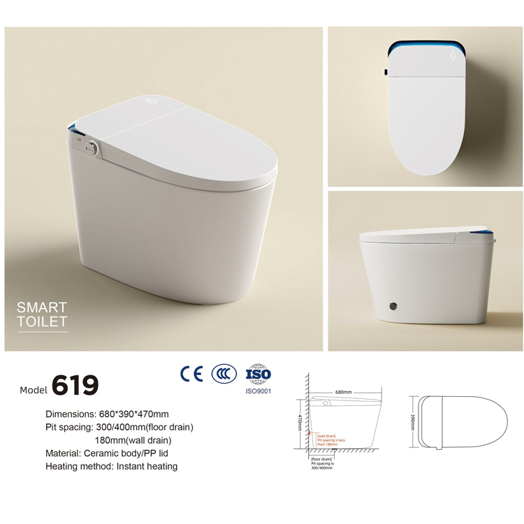 Luxury Square Smart Toilet Aut - Smart Home Hotel ulasan dan harga