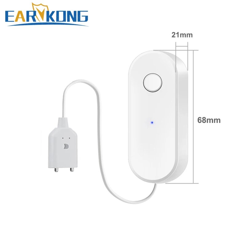 Tuya WiFi Smart Water Leak Sen - Wifi Water Leak Detector ulasan dan harga