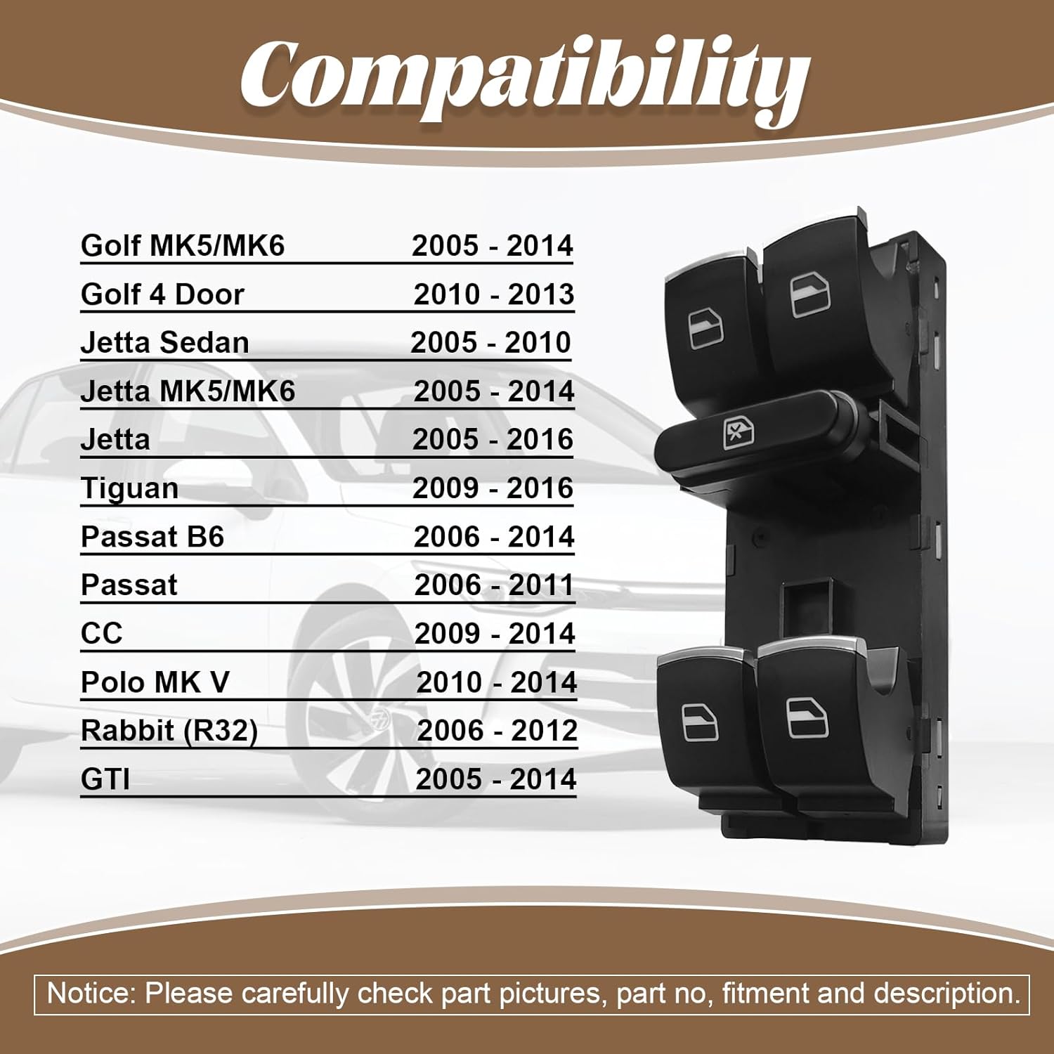 Master Power Window Switch Fro - Smart Light Switch ulasan dan harga