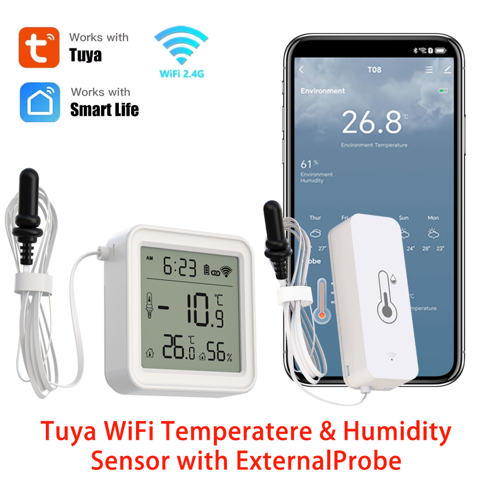 Tuya WiFi Temperature Humidity - Wifi Thermostat ulasan dan harga