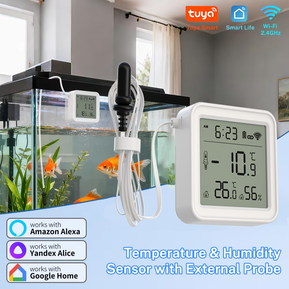 Tuya WiFi Temperature Humidity - Wifi Thermostat ulasan dan harga