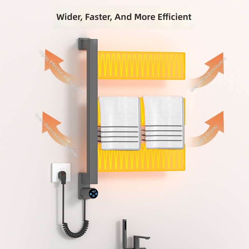 Vertical Wall-mounted 3 Bars E - Smart Home Hotel ulasan dan harga