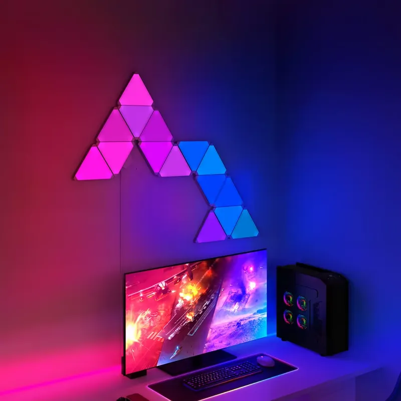 Banqcn Triangle LED Gaming Set - Smart Home Assistant ulasan dan harga